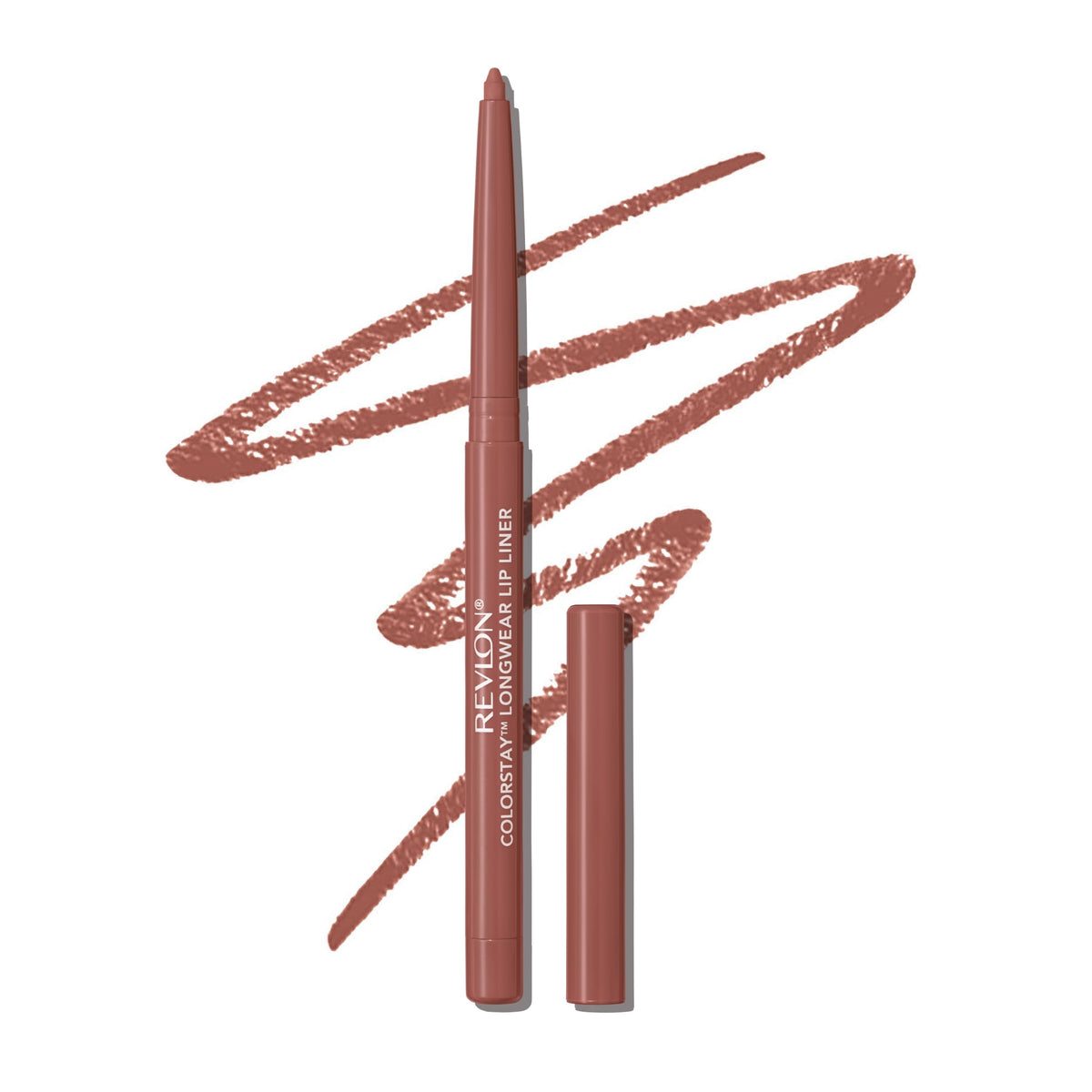 Revlon ColorStay lip liner front packaging showing shade 010 Nudes and product finish