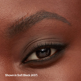 Revlon ColorStay Micro brow before and after using pencil, fuller natural-looking brows benefit