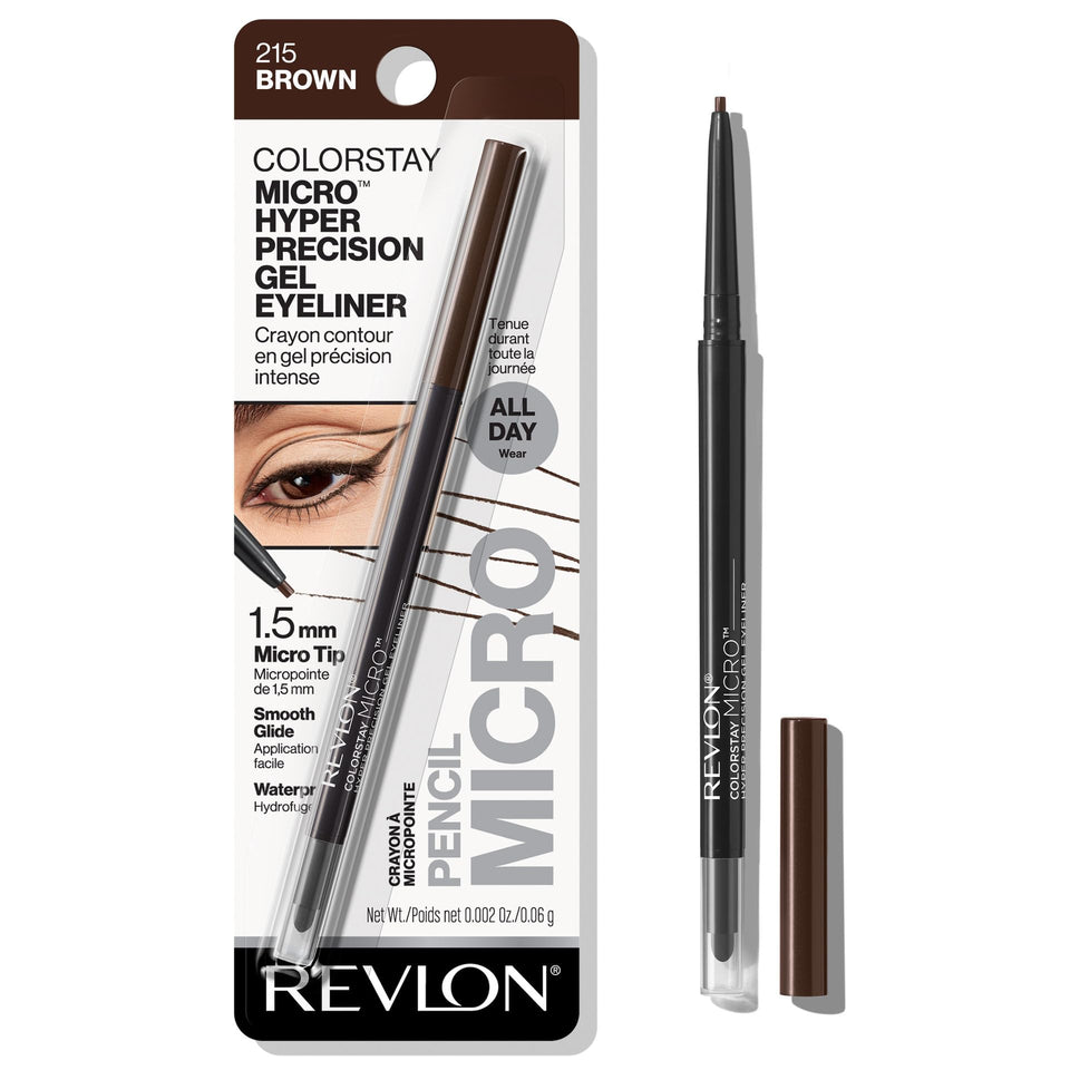 Revlon front packaging showing product and brown shade benefit