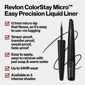REVLON ColorStay pigment swatch on skin demonstrating intense payoff