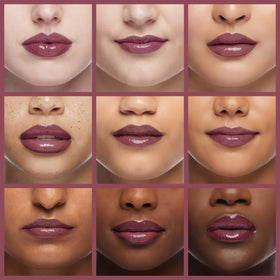 Revlon gloss close-up showing vitamin E and chamomile moisturizing benefits