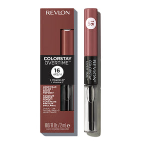 Revlon dual-ended tube open with liquid tip and clear gloss tip for convenience
