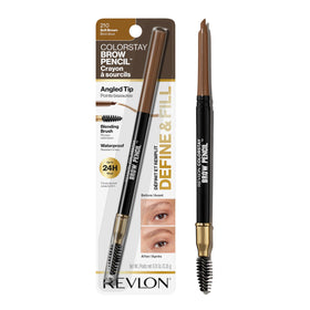 Revlon ColorStay pencil front packaging showing shade and compact design benefit