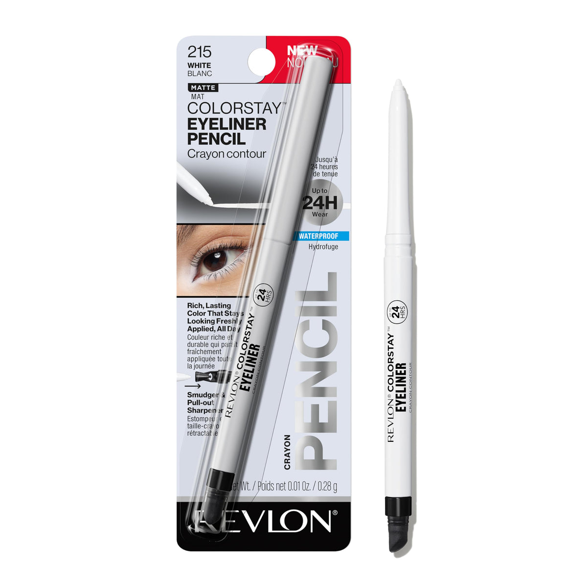 REVLON ColorStay front packaging showing product and shade benefits