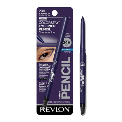 REVLON ColorStay pencil front packaging shows product and shade for easy choice