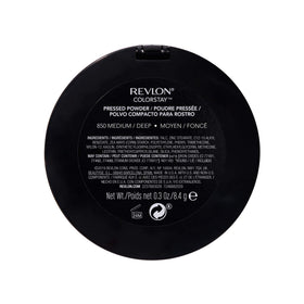 REVLON ColorStay powder inside a makeup bag staged for everyday portable use
