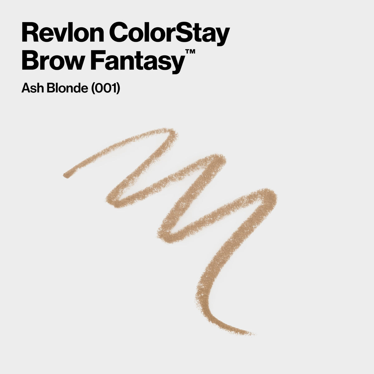 Revlon pencil tip close-up illustrating powder-soft texture for natural fill