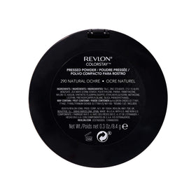 Revlon model applying powder demonstrating fast matte finish benefit
