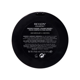 Revlon powder being applied on face to demonstrate shine control and natural look