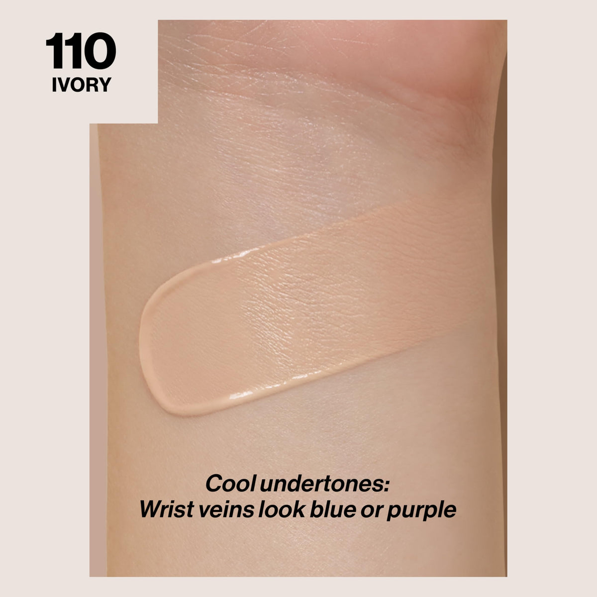 Revlon pump close-up dispensing foundation, controlled application benefit