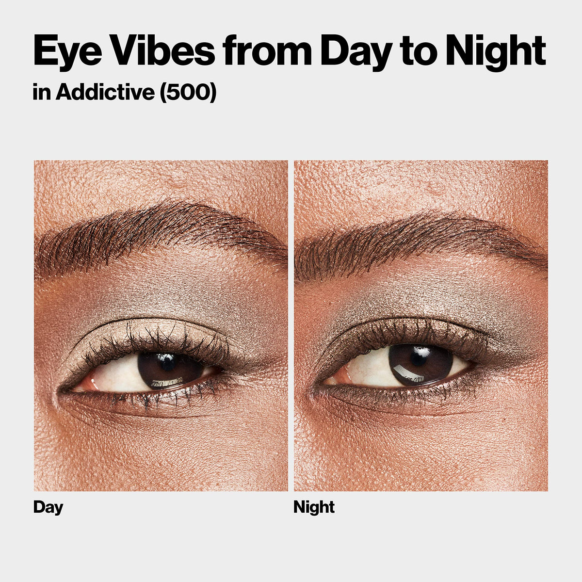 Revlon ColorStay on model evening smoky eye showing intensified color depth
