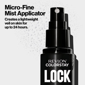Revlon mist texture on skin showing lightweight, non-tacky finish