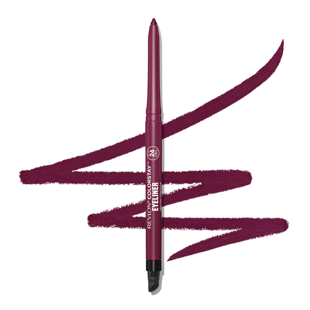 REVLON pencil built-in sharpener detail for precise tip benefit