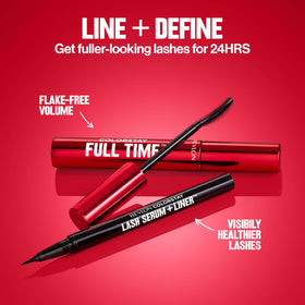 Revlon mascara next to ruler showing compact size for travel convenience