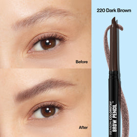 Revlon built-in spoolie brush detail to blend and soften brows