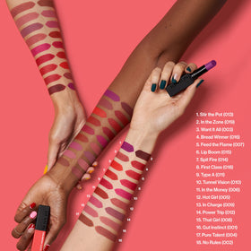 Revlon scale comparison showing compact 0.09 oz travel-friendly size