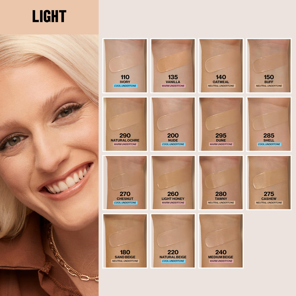 Revlon ColorStay SPF15 label highlighting daily sun protection benefit