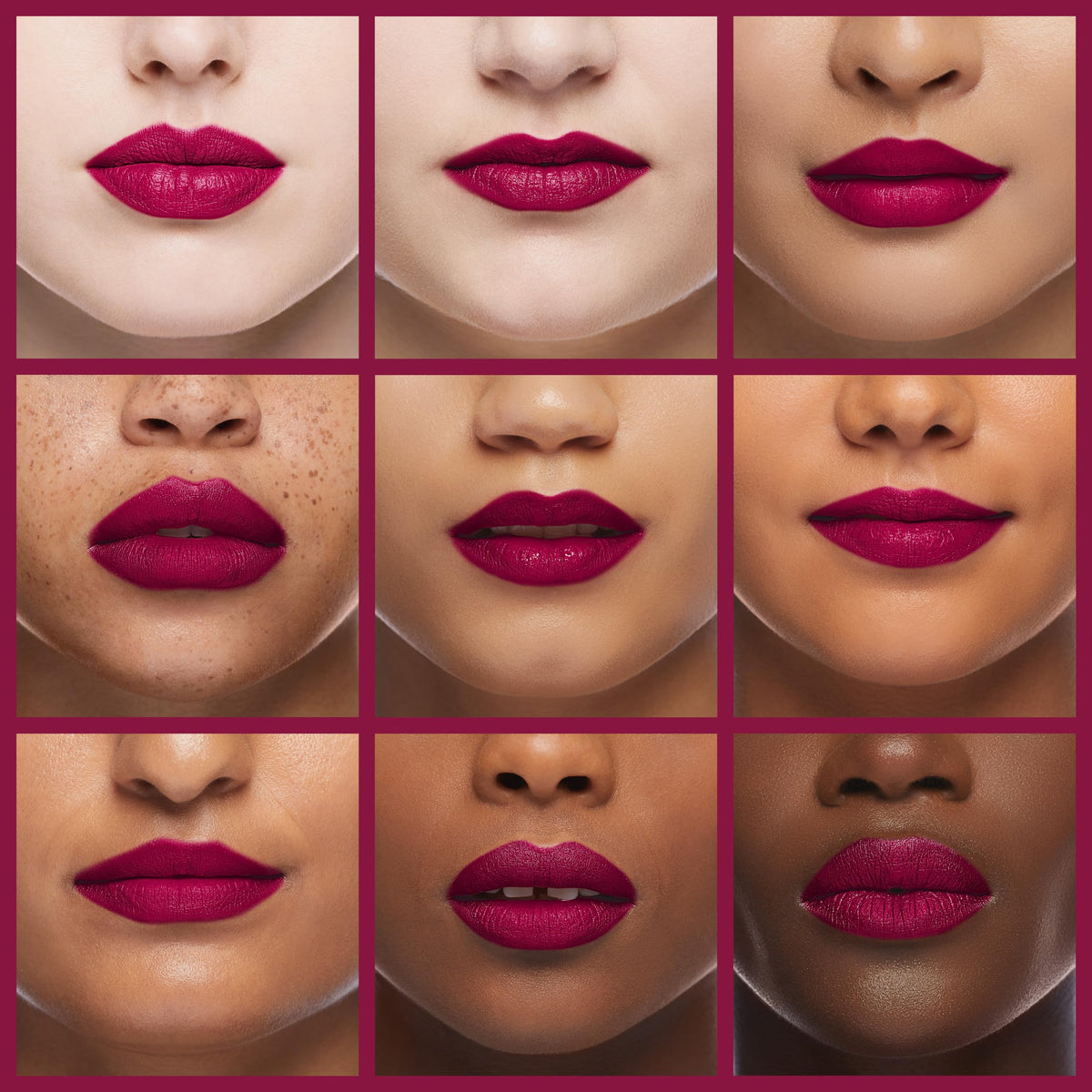 Revlon ColorStay swatches on skin demonstrating rich pigment and color payoff