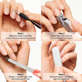 Revlon compact emeryl file texture view for shaping and smoothing nail edges