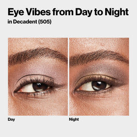 Revlon on-model eye showing blended day-to-night look and crease resistance