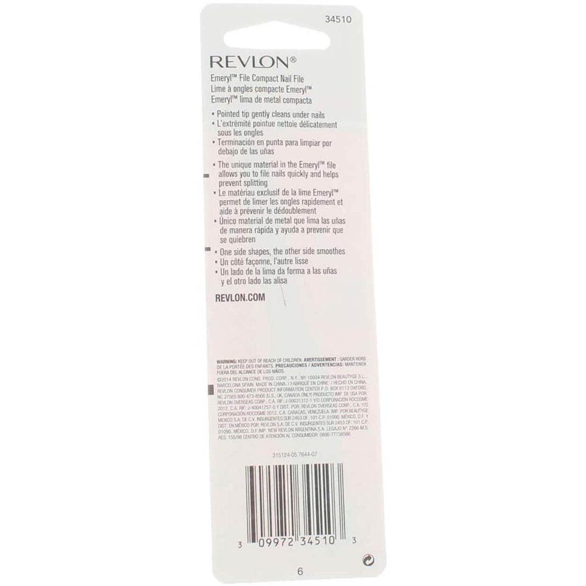 Revlon Emeryl being used in a travel manicure setting for quick on-the-go grooming