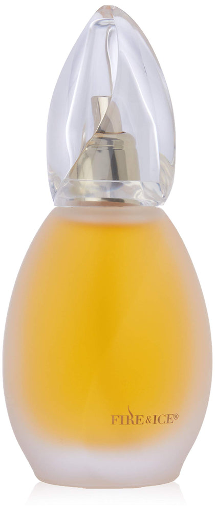 Revlon Fire & Ice front bottle view showing elegant packaging and instant style