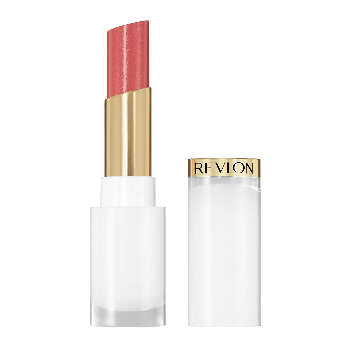 REVLON front packaging showing Honey Shine shade and glossy finish benefit