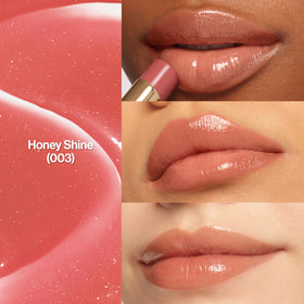 REVLON Girly Swirly applied on lips showing medium pink sheen and smoothing effect