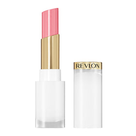 REVLON front shot of capped Glass Shine Balm showing compact packaging and portable design