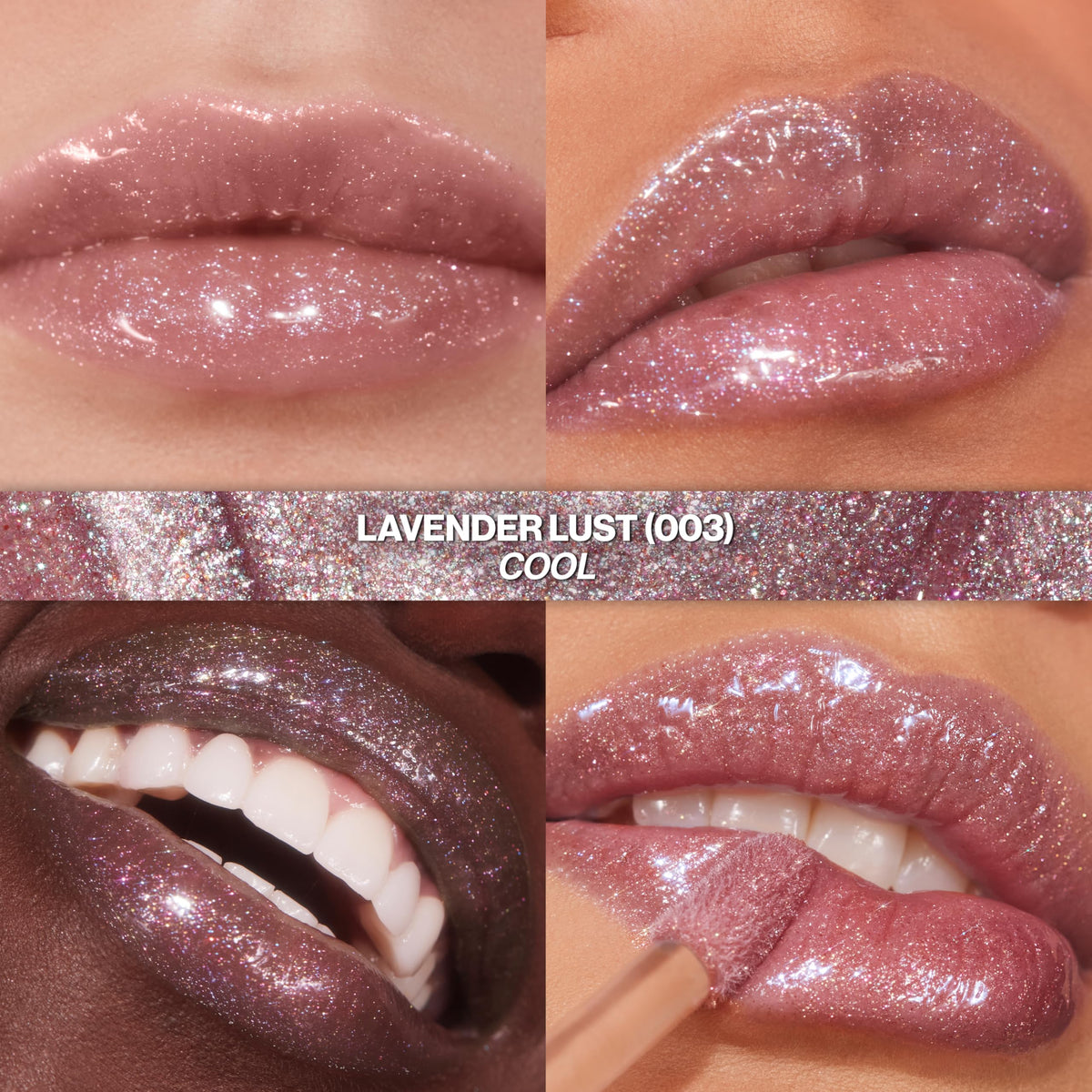 REVLON gloss oversized applicator close-up delivering even, non-sticky coverage