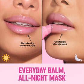 Revlon Glimmer ingredients callout with squalane for lasting moisture benefit