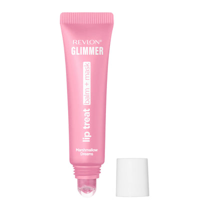 Revlon Glimmer packaging front showing shade and gloss finish benefit