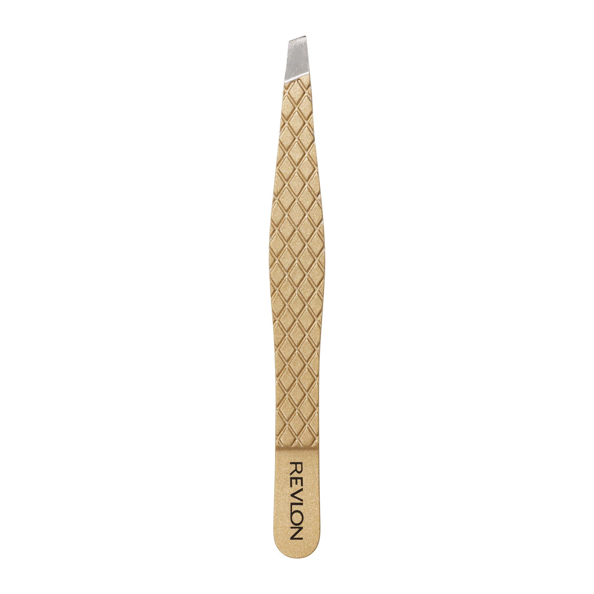 REVLON close-up of diamond-coated slanted tip giving superior grip and precision