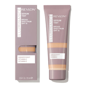 Revlon Illuminance front packaging showing label and shade, highlights natural coverage