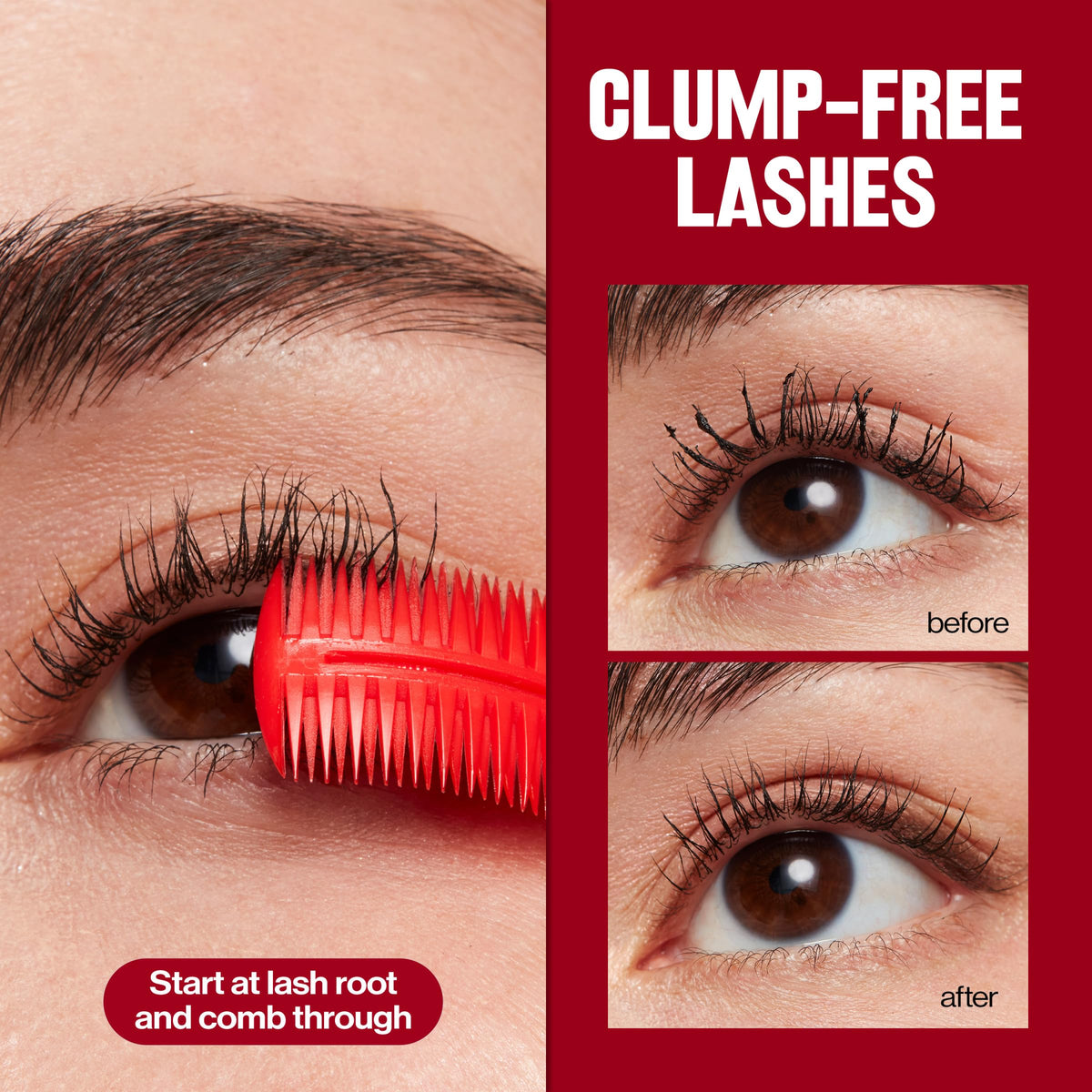 Revlon tool used after mascara for instant lash separation and definition
