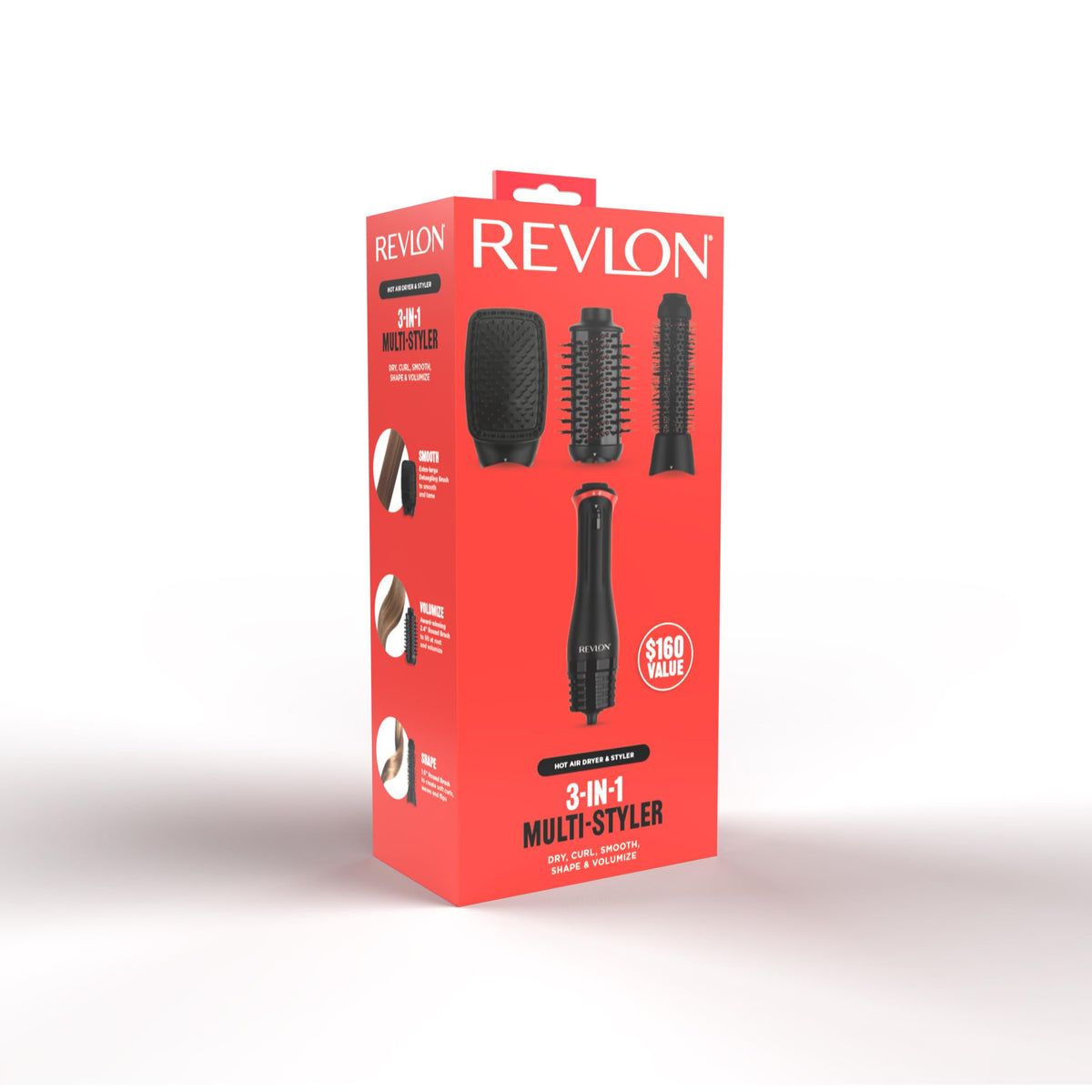 REVLON lifestyle bathroom vanity setting showing tool ready for everyday use