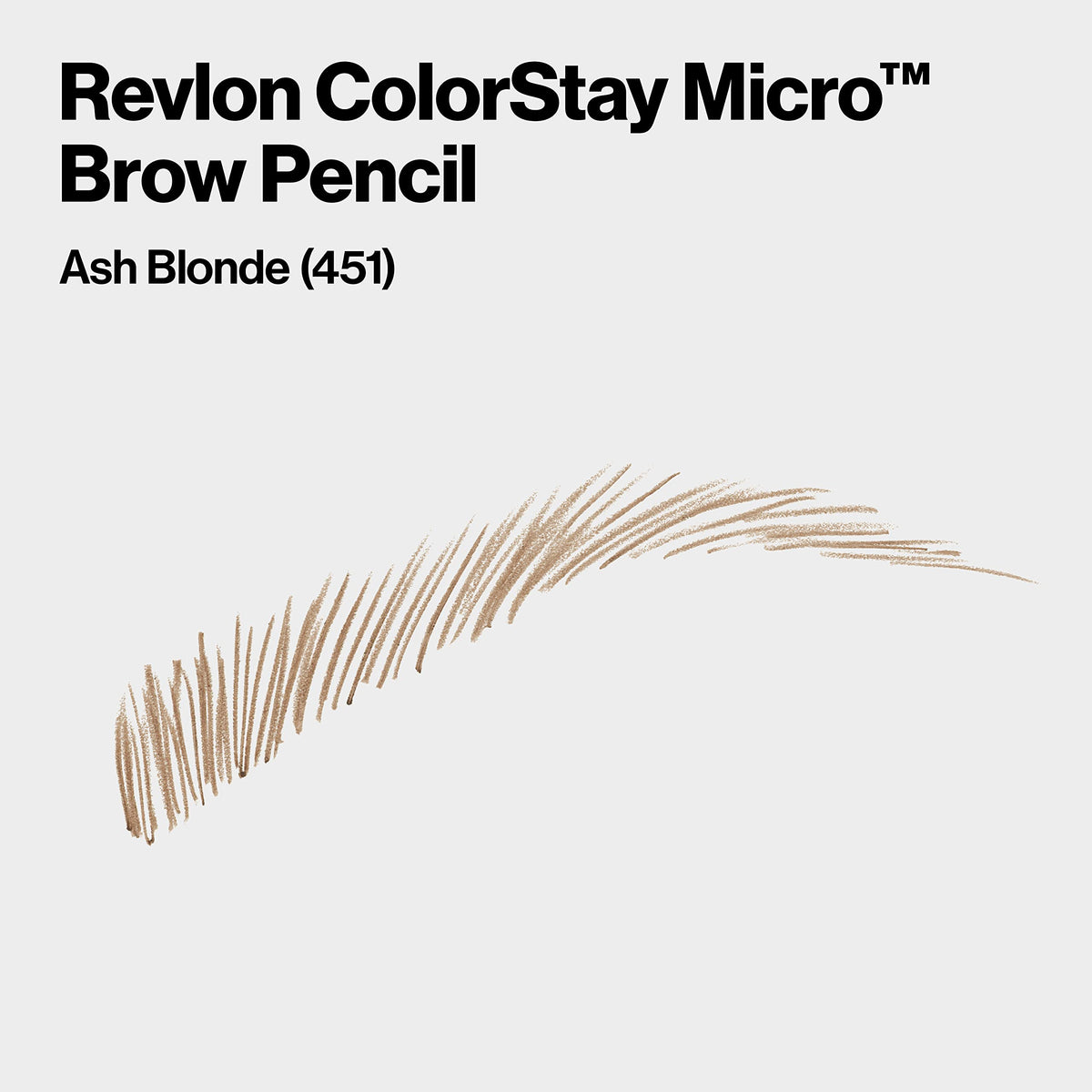 Revlon close-up of micro tip in Ash Blonde for precise hair-like strokes