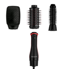 REVLON multi-styler front view showing all attachments and compact design for convenience