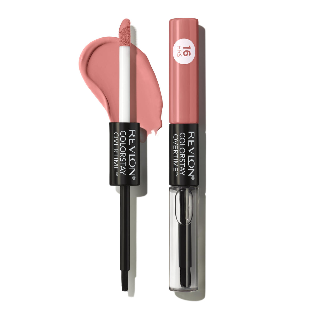 Revlon shiny lips in evening setting showing glossy finish and conditioned look