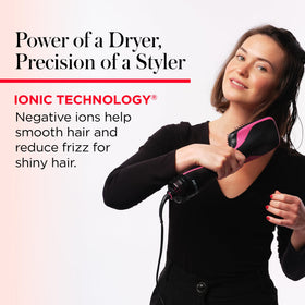 REVLON flexible tangle-free bristles close-up to detangle and smooth hair