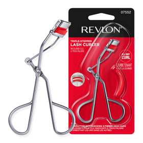 Revlon open curler revealing upper rigid pad and soft lower silicone pad for gentle curl