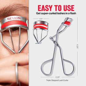 Revlon retail packaging display emphasizing branded design and product information