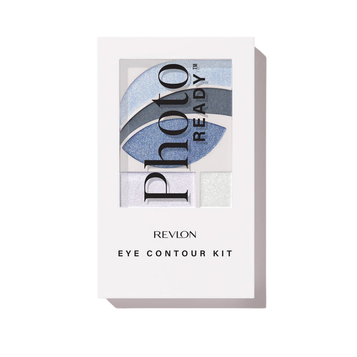 REVLON palette front packaging showing shades and brush for easy travel
