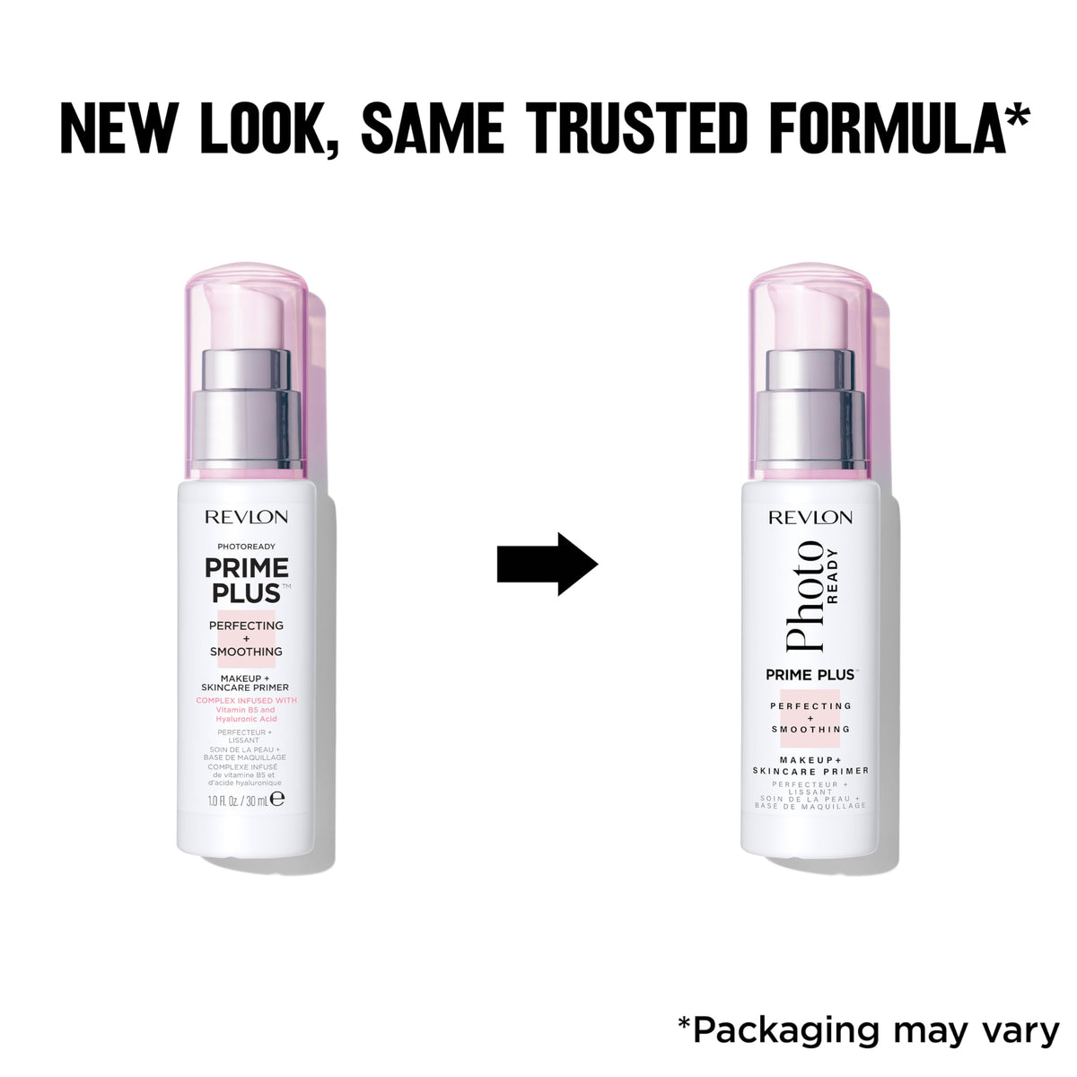 Revlon primer in-use application on cheek demonstrating smoother makeup base benefit