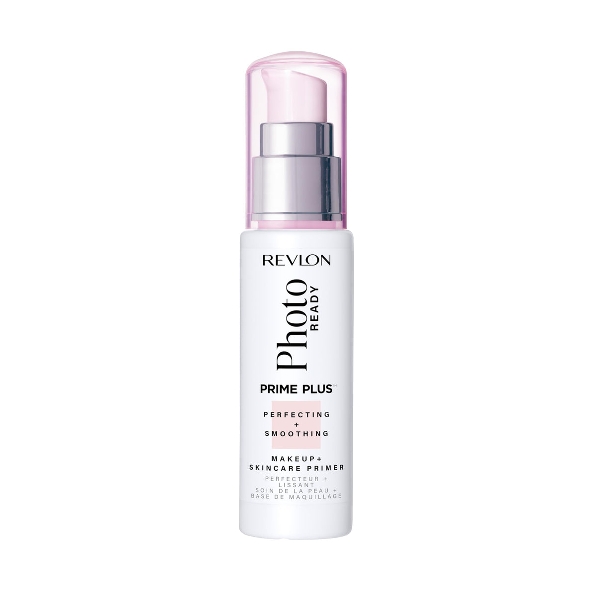 Revlon PhotoReady Prime Plus front packaging showing tube and 1 oz size for quick identification