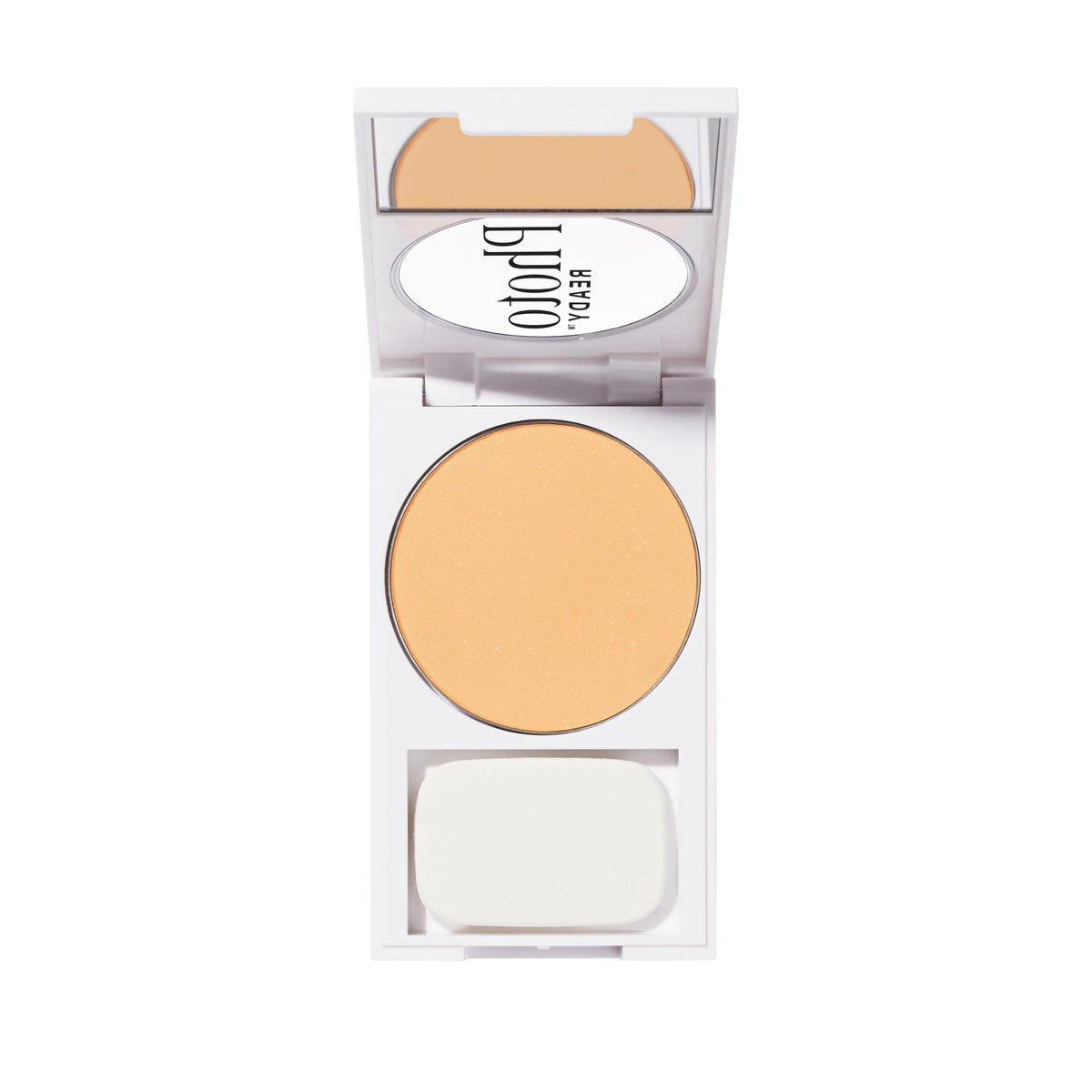 Revlon compact held in hand to show size and on-the-go convenience