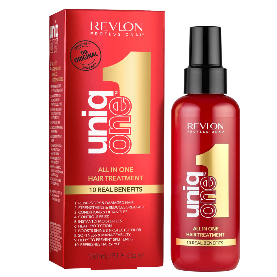 REVLON PROFESSIONAL bottle front packaging showing product benefits