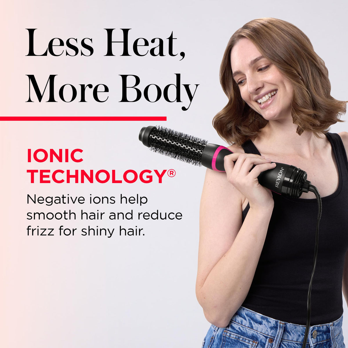 REVLON bristle texture close-up demonstrating secure grip and gentle detangling
