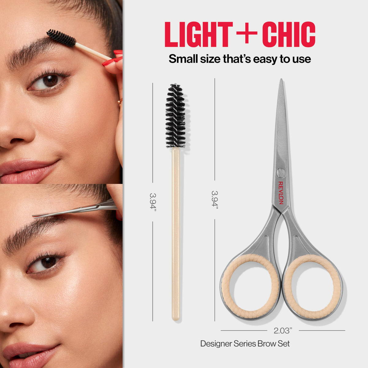 Revlon scissors resting with protective tip for safe storage