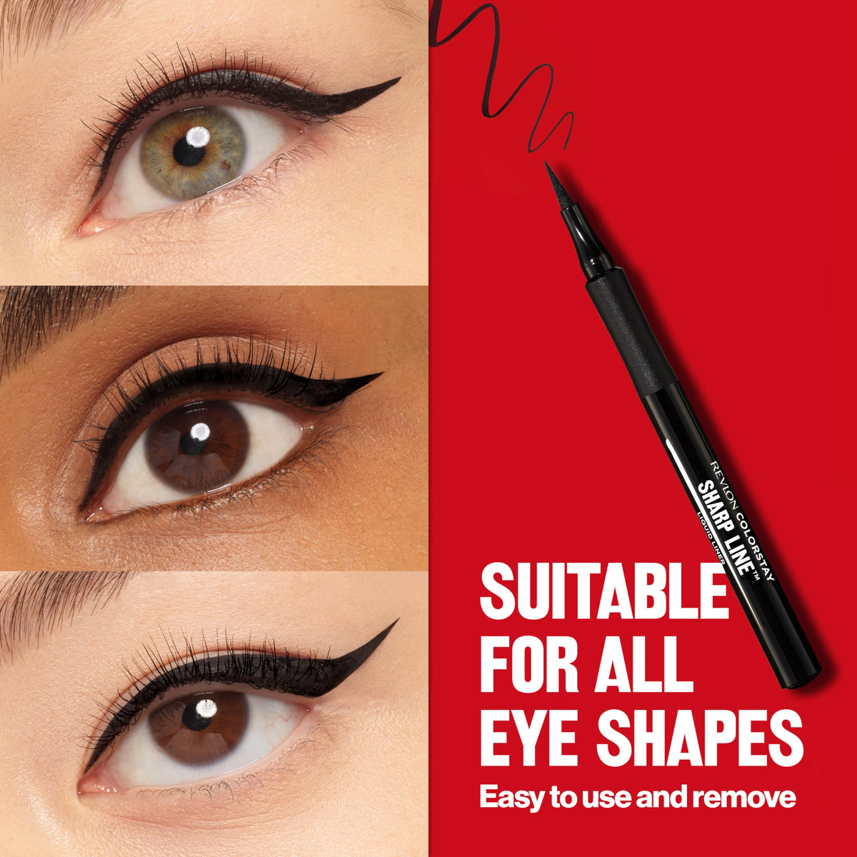 Revlon Sharp Line next to Triple Edge and Ball Point for comparison